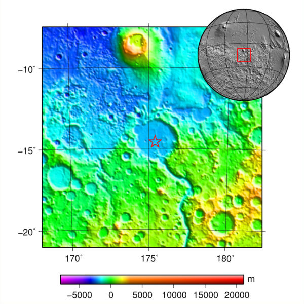 Spirit’s landing site